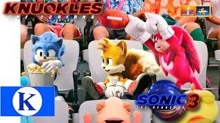 Sonic, Tails & Knuckles At Nickelodeon's Super Bowl LVIII Telecast!