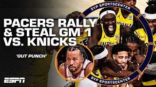 GAME 1 REACTION: Pacers' win is a 'GUT PUNCH' to the Knicks - Tim Legler | SportsCenter