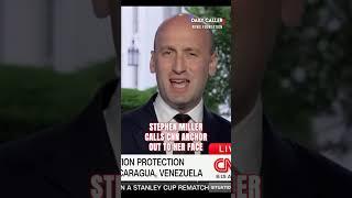 Stephen Miller CALLS OUT CNN Anchor to Her Face