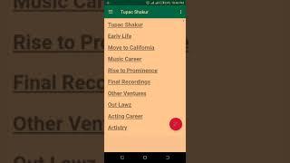 How to use biography of tupac app
