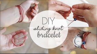 DIY Sliding Knot Bracelet