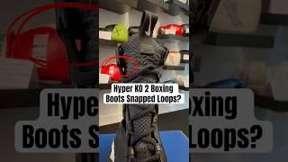 Why the loops have snapped on your Nike Hyper KO 2 boxing boots and how to stop it happening again