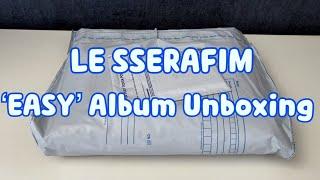 ⋆୨୧⋆LE SSERAFIM 'EASY' | Распаковка альбома и карт Юнджин | UNBOXING ⋆｡˚