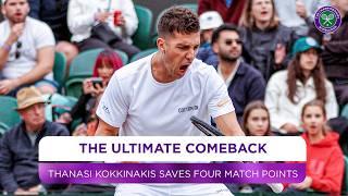 The ULTIMATE comeback | Thanasi Kokkinakis | Winning moment | First round | Wimbledon 2024