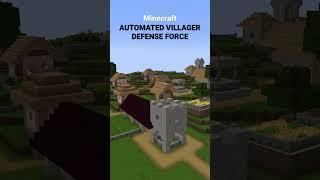 Minecraft AUTOMATED GOLEM DEFENSE FORCE