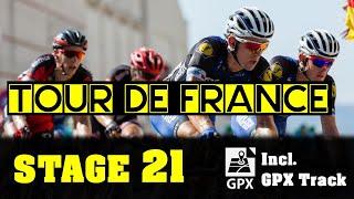 Tour de France 2023 - Stage 21 - Route - incl. GPS Track