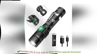 High Power Led Flashlights Zoomable Camping Torch With T6 LED Lamp Beads Waterproof 4 Lighting Modes