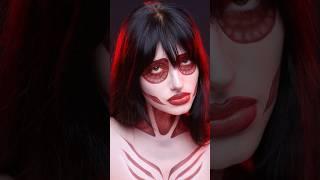 my grown out bangs came in hamdy for this one #aot #attackontitan #femaletitan #aotcosplay