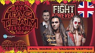 wXw Fight Forever: Anil Marik vs. Vaughn Vertigo - wXw World Tag Team Festival 2024 Night1 (English)