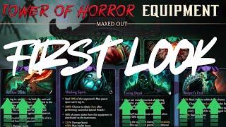 Let's review the NEW Tower of Horror gear! I LOVE the new Hellfire Blade! MK Mobile