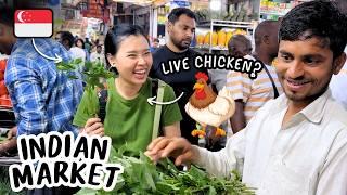 We Shop at INA Market to Cook for Indian Grandma! 