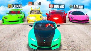 wir JAGEN YOUTUBER aber ZUFÄLLIGE OP AUTOS in GTA 5!