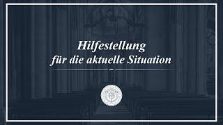 Hilfestellung für die aktuelle Situation (Tobias Riemenschneider und Peter Schild)