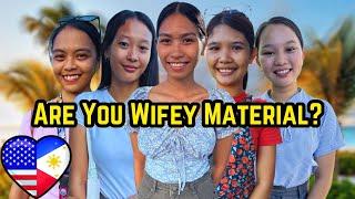 Are You Wifey Material? We Ask Filipinas | Street Interviews