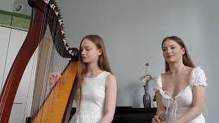 Beyoncé - Halo (Harp cover) Karolina i Julia Głowala