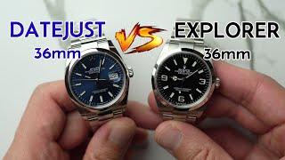 Rolex Battle of 36mm's - Datejust 126200 VERSUS Explorer 124270