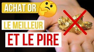 Quel Type d'Or Acheter ? Le Meilleur et le PIRE !! (achat d'or physique)