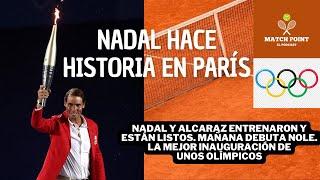 La previa: Djokovic, Alcaraz y Nadal debutan en París 2024. La mejor inauguración de la historia.