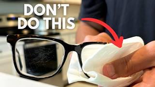 The Right Way To Clean Your Glasses!