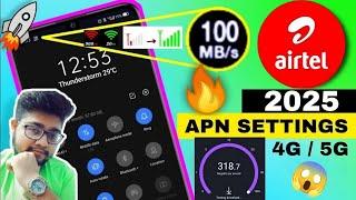 Airtel APN Settings 4G/5G 2025 | Airtel Network Problem Solution | Airtel Internet Not Working | Net