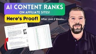 PROOF: AI Content Ranks In Google For Affiliate Websites