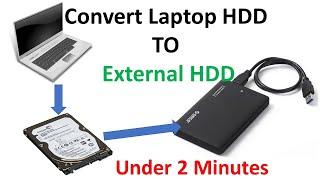 How to make Laptop Hard disk into External Hard disk Drive Easy | Convert laptop HDD To External HDD