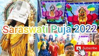 Barir Saraswati Puja 2022//️#bangalivlog #saraswatipuja #dailyvlog #