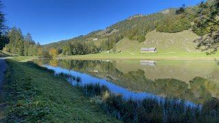 Gunzesrieder Tal - Lecknertal - Lecknersee (16. Oktober 2021)