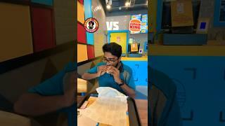 ₹53 BURGER KING VS ₹41 BURGER SINGH : CHEAPEST BURGERS  #foodies #ashortaday #burger #burgerking