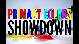 Primary Colors Showdown: Red Blue Yellow VS Cyan Magenta Yellow