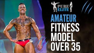 Amateur Male Fitness Model Over 35 at Pure Elite World Championships 2018