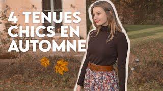 Idées looks élégants pour l’automne  | 4 tenues chics et féminines