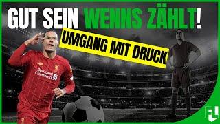 Umgang mit Druck im Fussball : Wie du gut wirst, wenn´s wirklich zählt!