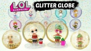 LOL Surprise Glitter Globe ALL GOLDS FOUND! Sleigh Babe and Tinsel Unboxing Winter Disco Weight Hack