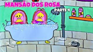 MANSÃO DOS ROSA VERSÃO PAPER DUCK parte 4  | FIZ O BANHEIRO DA MANSÃO DOS ROSA