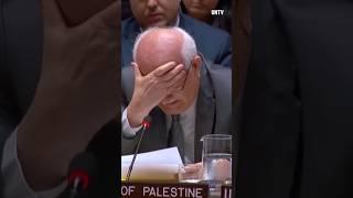 Palestinian ambassador to U.N. breaks down in tears over children in Gaza’s deaths #shorts