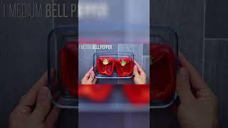 Stuffed Peppers Packed with Delicious Surprises! #asmr #healthyfoods #recipe