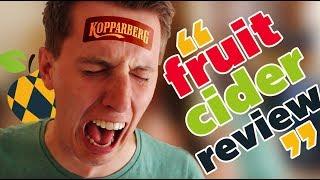 "FRUIT" "CIDER" "REVIEW" - Kopparberg 및 친구들과 함께.