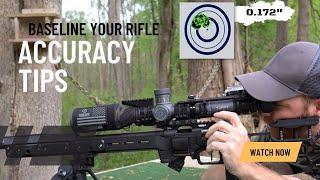 PRECISION RIMFIRE ACCURACY TIPS (BASELINE YOUR RIFLE)