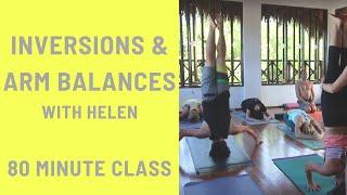 80 Minute Yoga Class - Inversions & Arm Balances