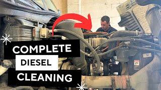 How to get a complete diesel engine and after-treatment emission circuit clean