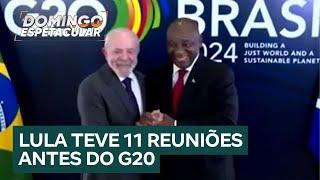 Presidente Lula realiza reuniões com chefes de Estado antes da cúpula do G20