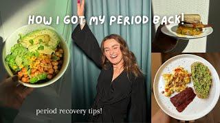 how i got my PERIOD BACK after 3 years *what i did*