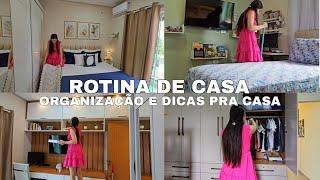 FAXINA| cama posta, organização do guarda roupas das crianças/Dicas pra ficar cheiroso