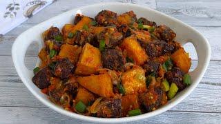 HOW TO MAKE BEEF & YAM STIR FRY