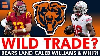 Bears Draft Rumors: Trade Justin Fields To Patriots & Draft Caleb Williams + Marvin Harrison Jr.?