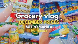 Grocery Vlog Metro Manila Philippines| December Prices perfect for Christmas & New Year Celebration