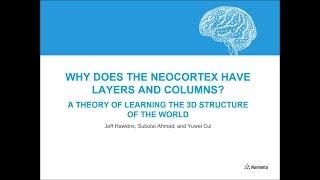 Why Does the Neocortex Have Layers and Columns - video demonstration