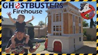 HUGE GHOSTBUSTERS TOY PLAYSET! - Hook & Ladder 8 Firehouse Details (Pt.9)