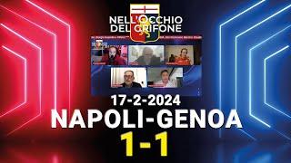 NAPOLI-GENOA. Con Francesco Baccini, Carlo Pernat, Roberto Del Ponte, Giorgio Guerello e Penn.